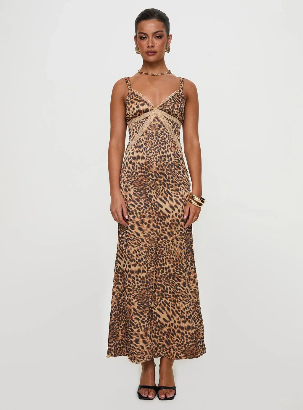 Sanctuary Maxi Dress Leopard