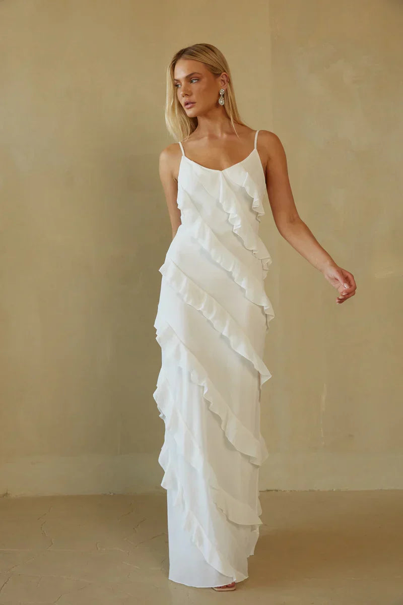 Elizabeth Tiered Ruffle Maxi Dress