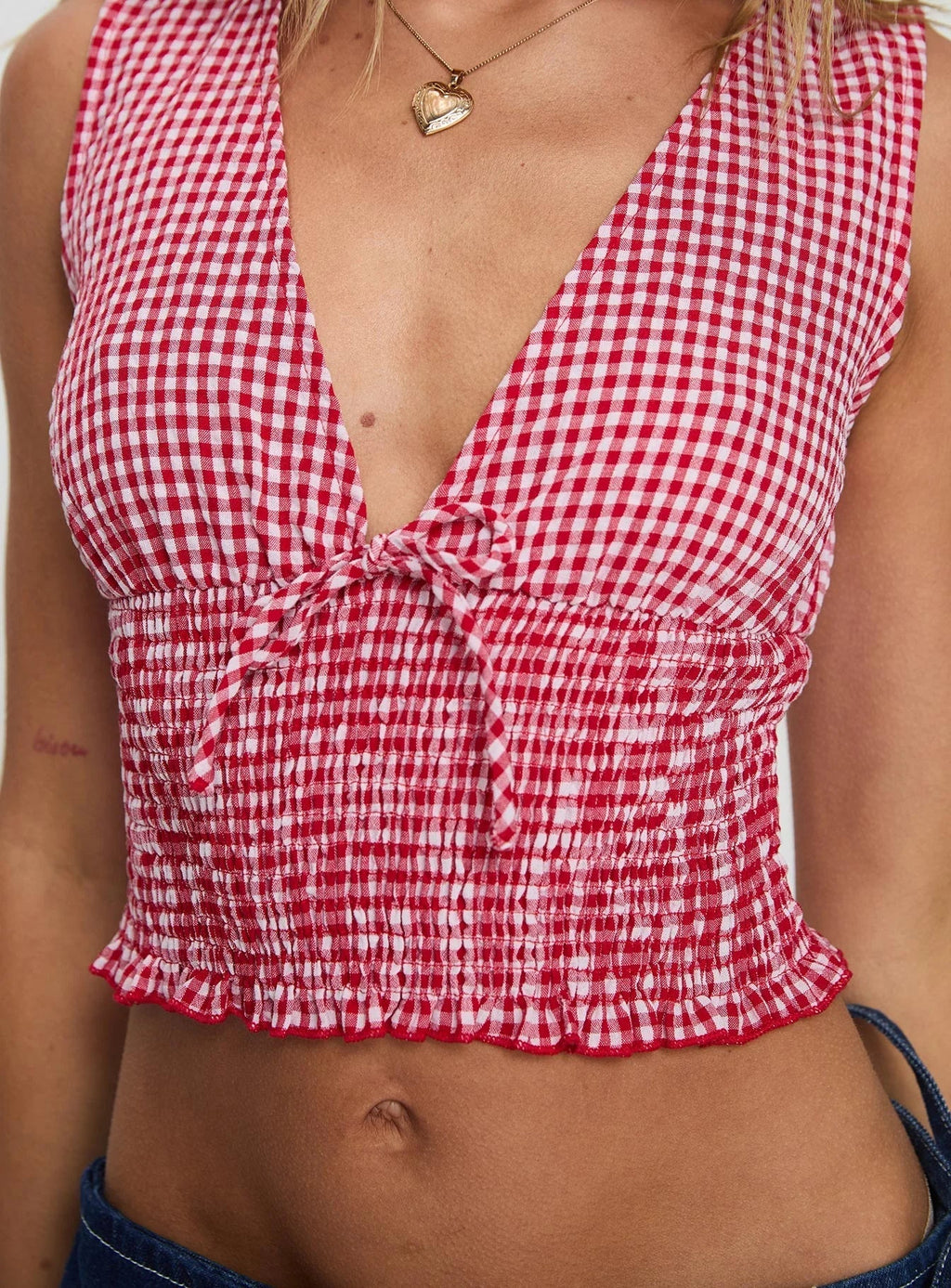 Mixing It Up Top Red / White