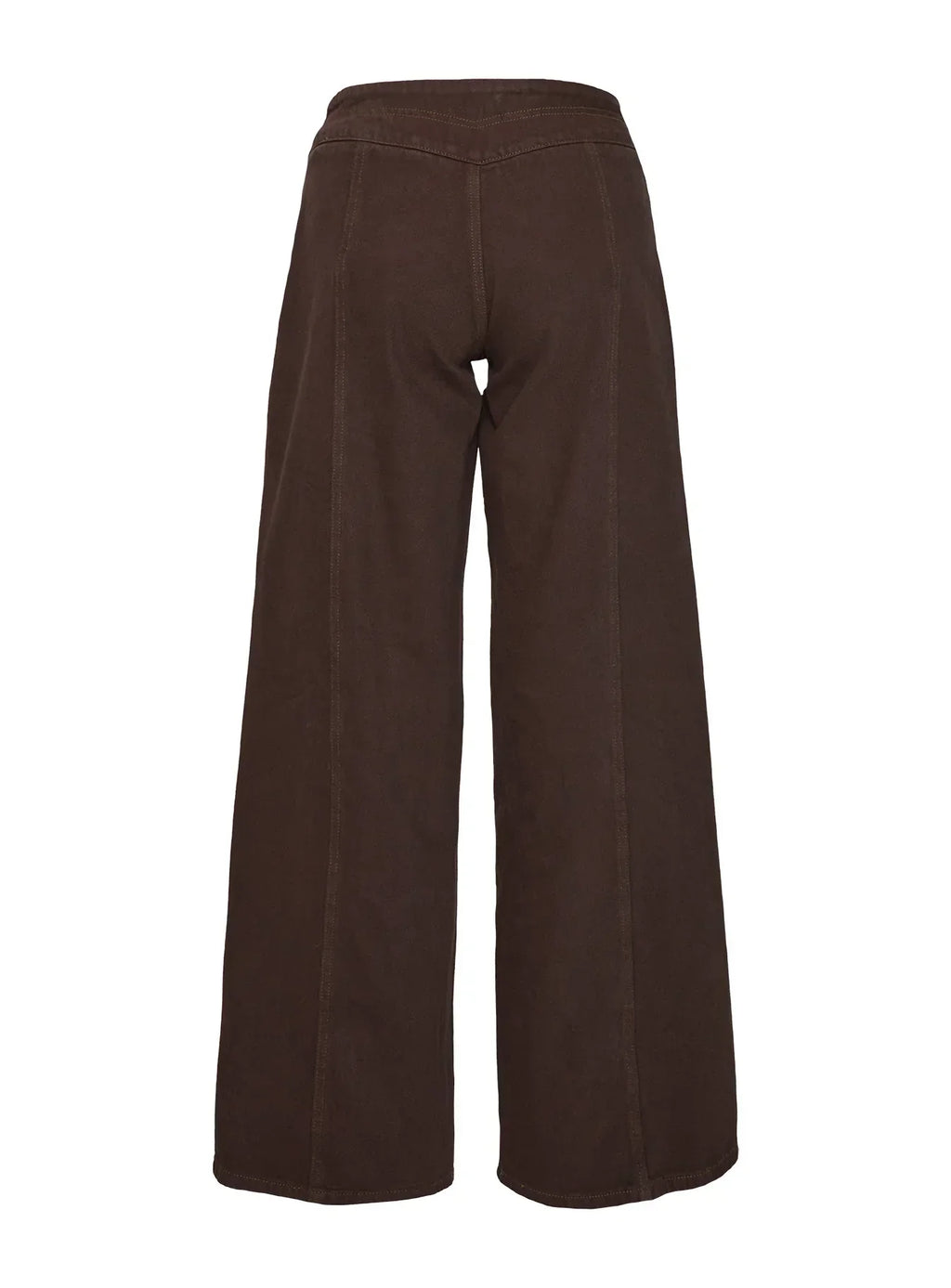 Bystander Lace Up Pants Brown