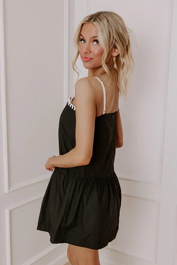 Love Potion Mini Dress in Black