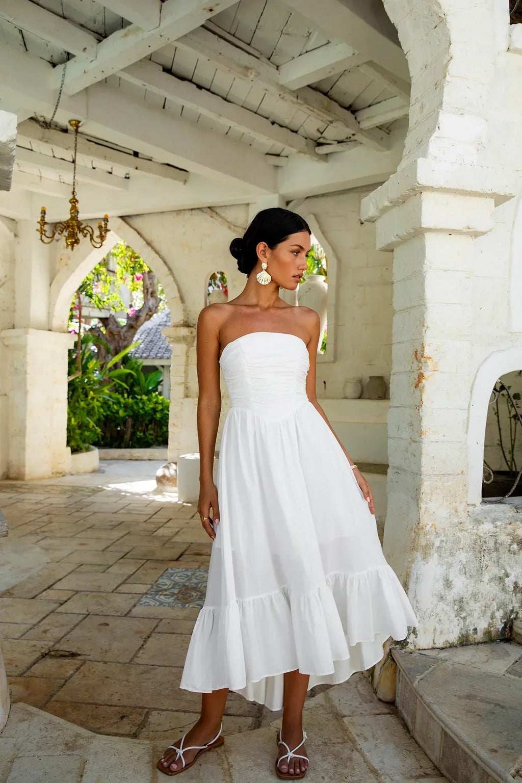 Love In The Summer Maxi Dress White