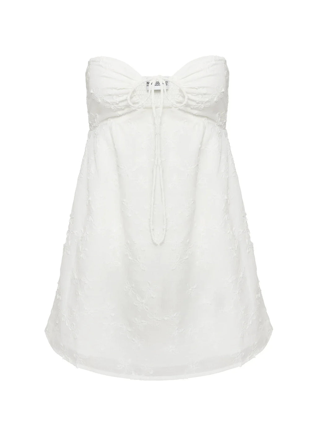 Rosenberg Strapless Mini Dress White