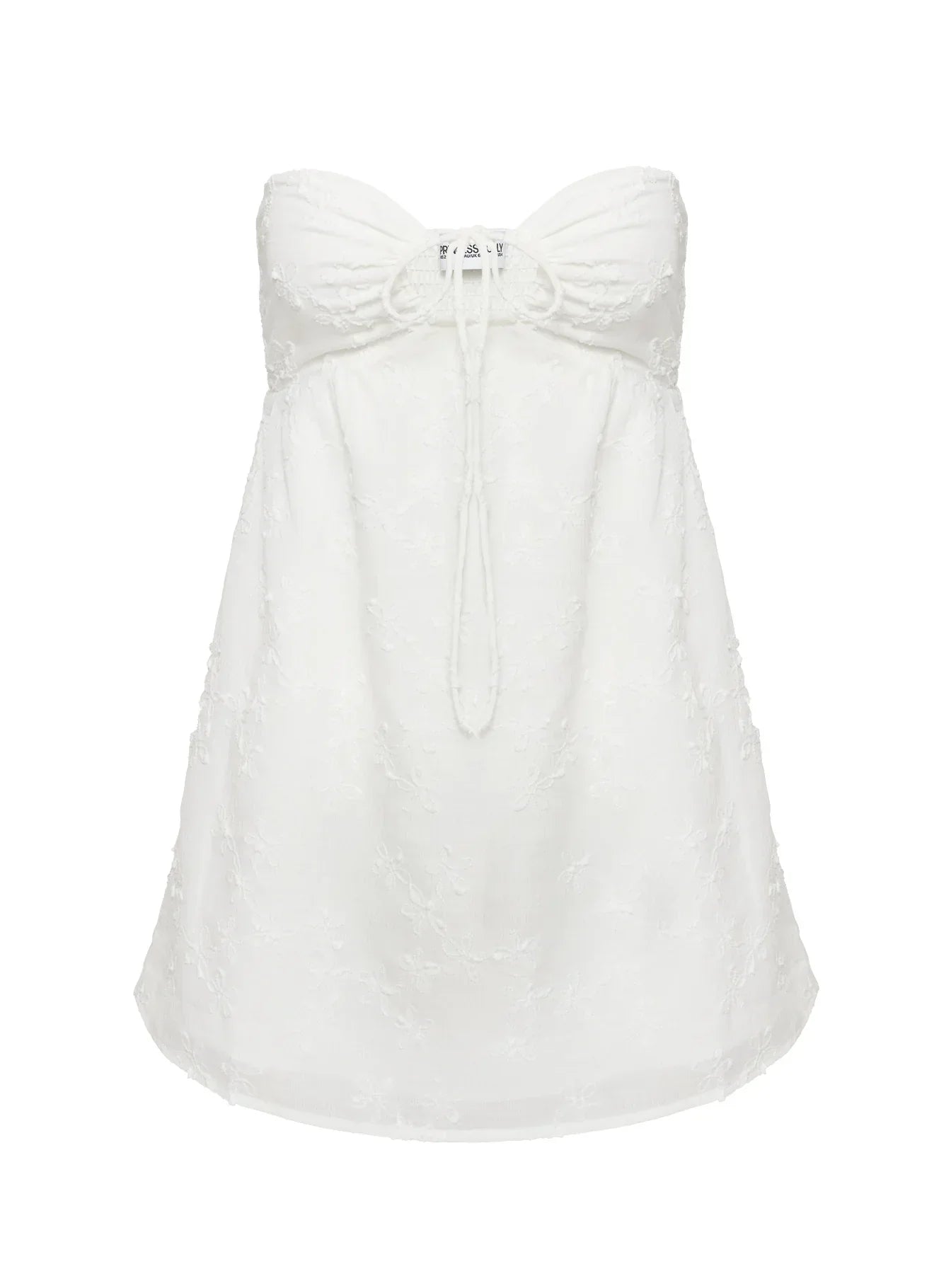 Rosenberg Strapless Mini Dress White