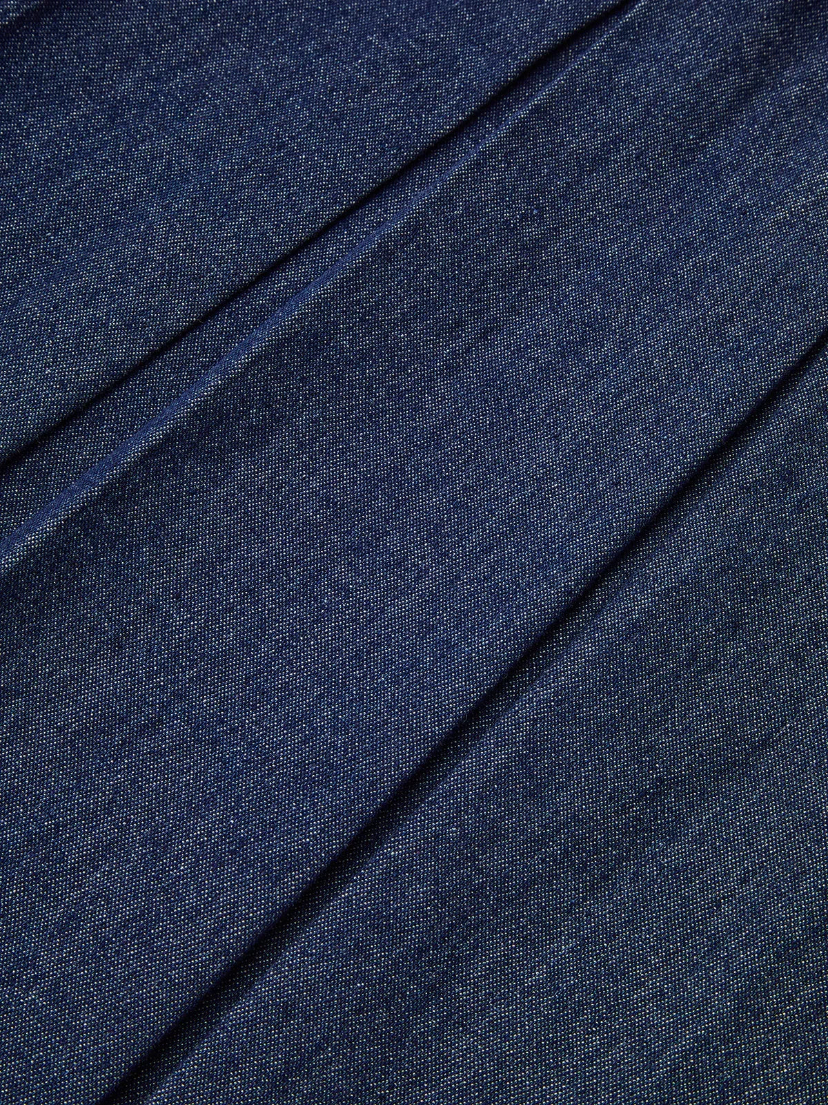 Denim Sleeveless Pleated Shirt Dress