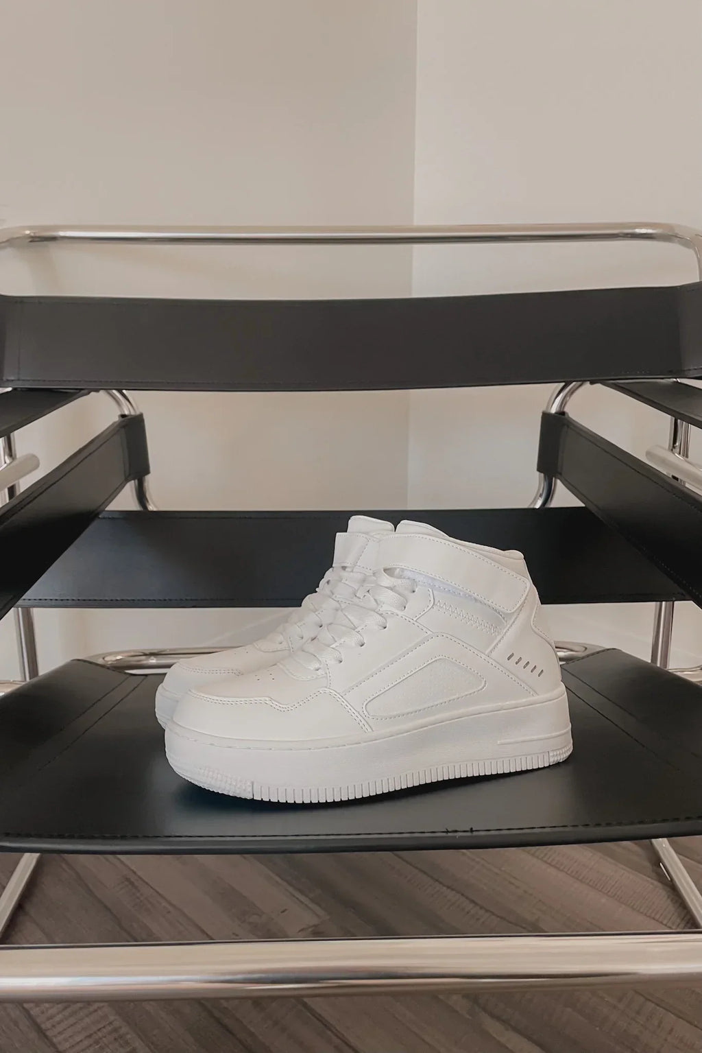 Cora High Top Sneakers in White