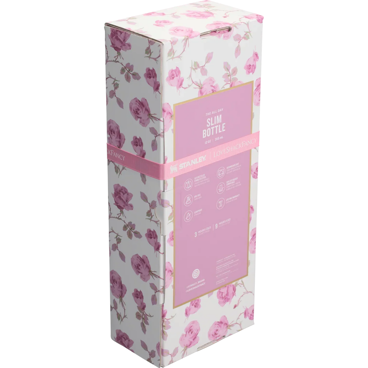 The Stanley x LoveShackFancy All Day Slim Bottle | 12 OZ