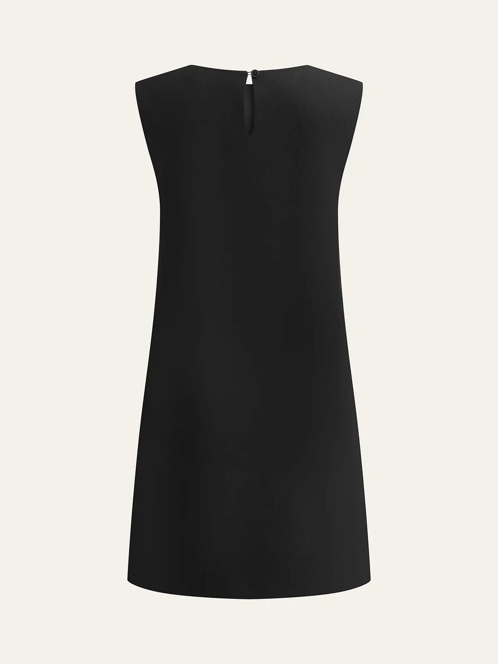 Metal Decor Sleeveless Mini Dress