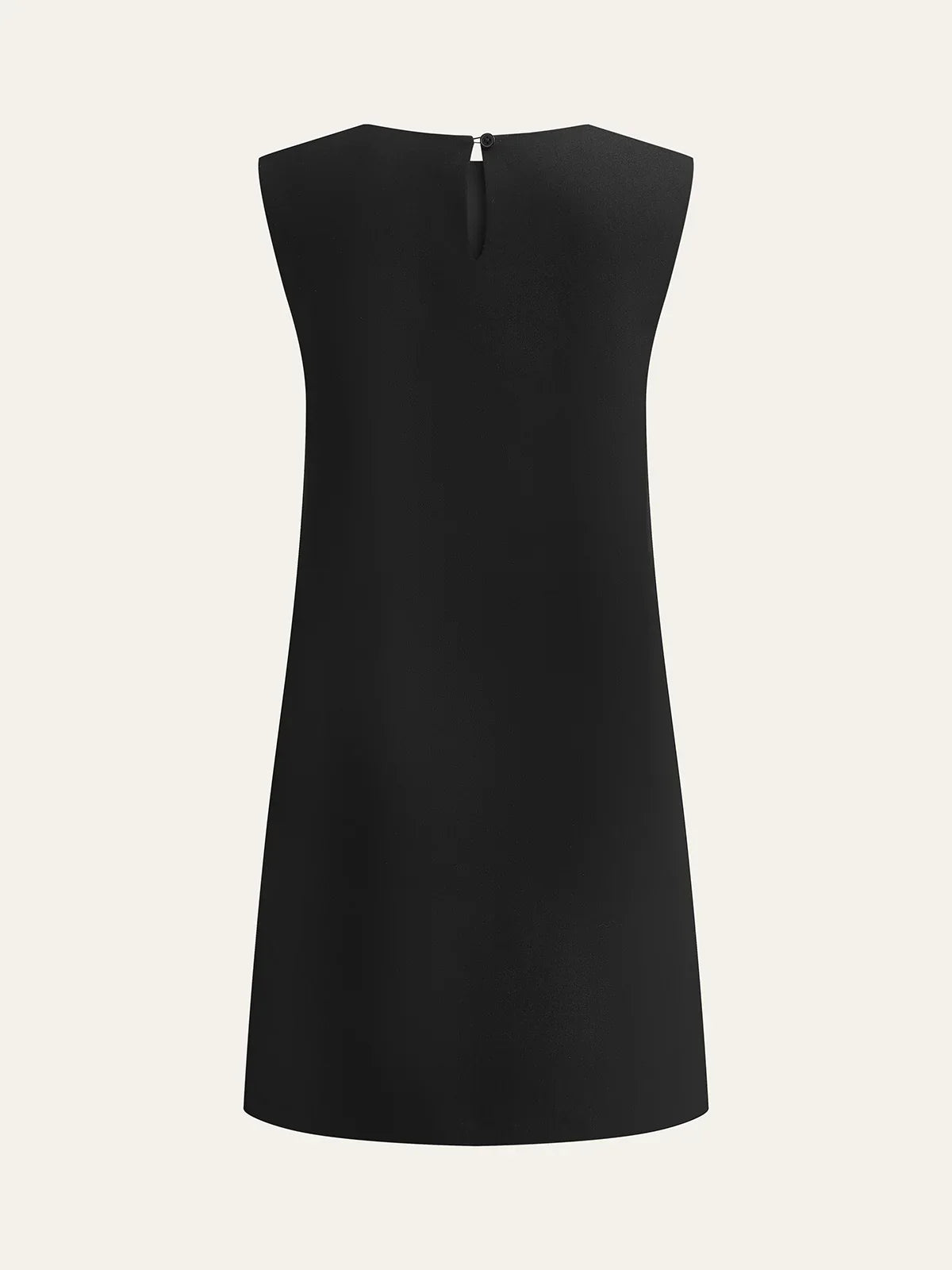 Metal Decor Sleeveless Mini Dress