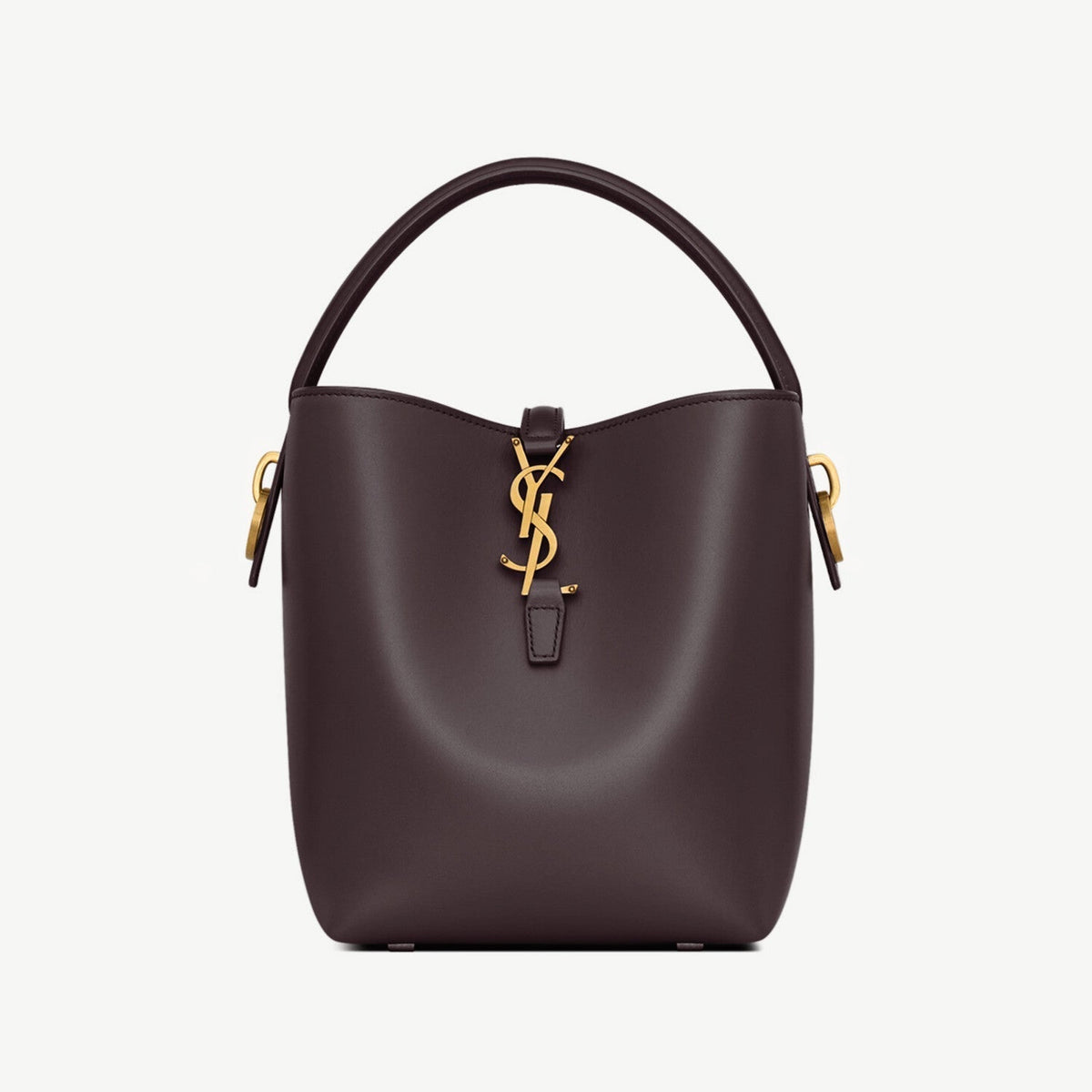 Saint Laurent Women's LE 37 Logo Hook Buckle mini Small Glossy Solid Color Bucket Bag Suede Leather Handbags Casual Bags 7490362R20W9207 #81334