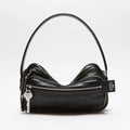 Acne Studios Women's Camero Party Shoulder Bag Logo Charm Small Cowhide Vintage Camera Bag Handbag Bags C10240-900 #81321