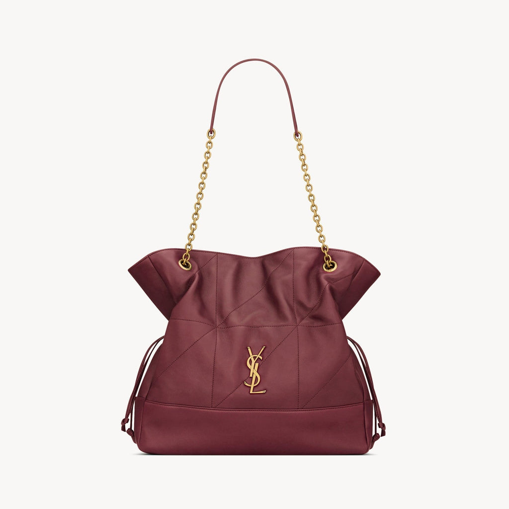 SAINT LAURENT JAMIE Women's Solid Color Suede Leather Chain Shoulder Strap Shopping Bag Shoulder Bags #75511