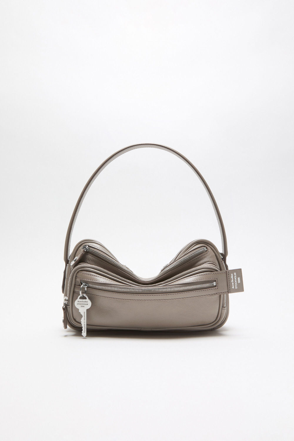 Acne Studios Women's Camero Party Shoulder Bag Logo Charm Small Cowhide Vintage Camera Bag Handbag Bags C10240-900 #81321
